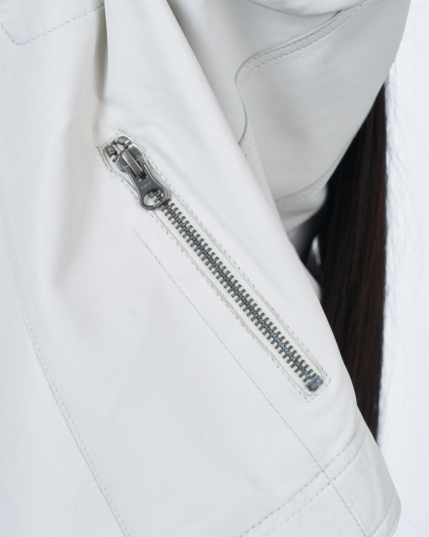 Jakett Josey Leather Vintage – jakett White Jacket
