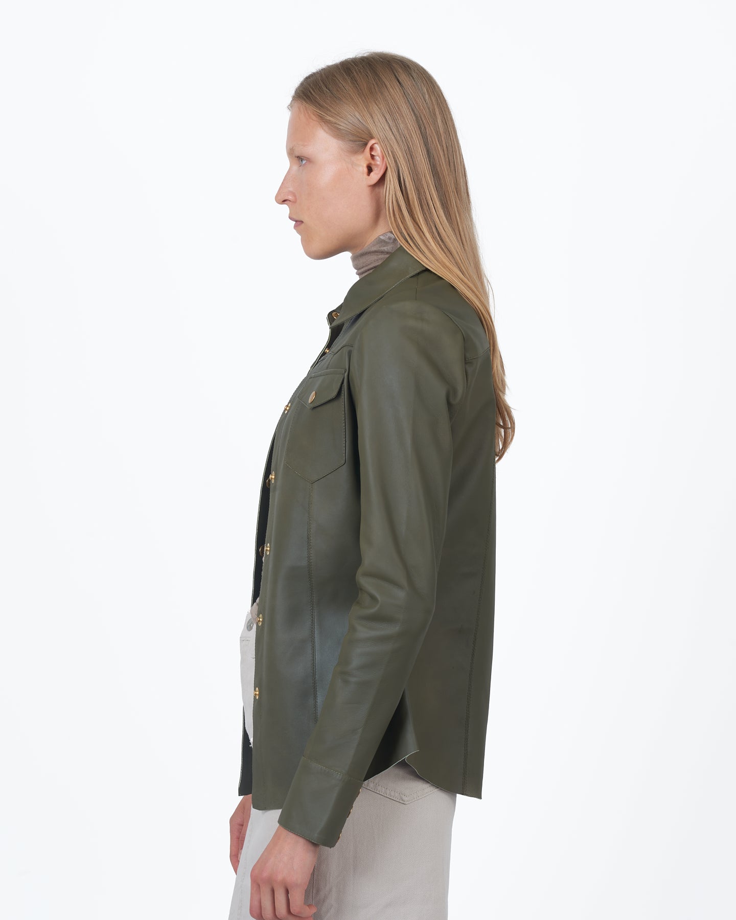 Matte leather jacket on sale womens